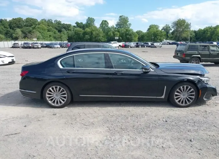 BMW 740 2022 vin WBA7T4C03NCJ65780 from auto auction Iaai