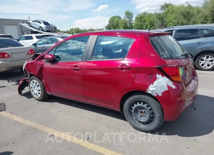 TOYOTA YARIS 2017 vin VNKKTUD30HA080375 from auto auction Iaai