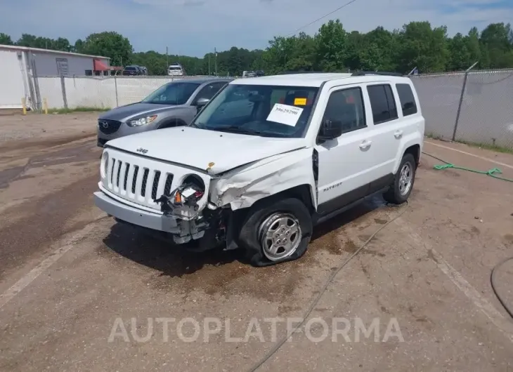 JEEP PATRIOT 2016 vin 1C4NJPBB6GD602284 from auto auction Iaai