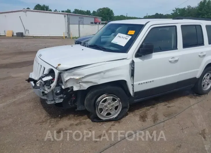 JEEP PATRIOT 2016 vin 1C4NJPBB6GD602284 from auto auction Iaai