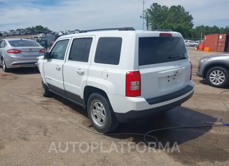 JEEP PATRIOT 2016 vin 1C4NJPBB6GD602284 from auto auction Iaai