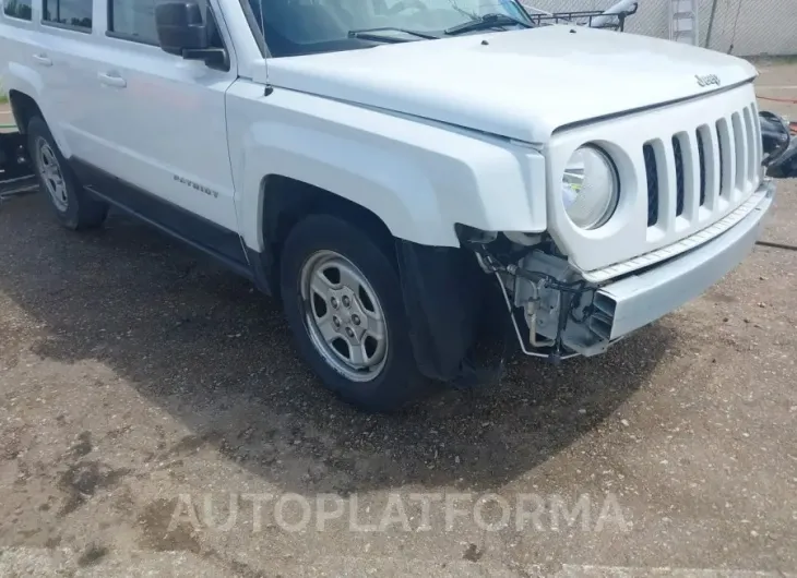 JEEP PATRIOT 2016 vin 1C4NJPBB6GD602284 from auto auction Iaai