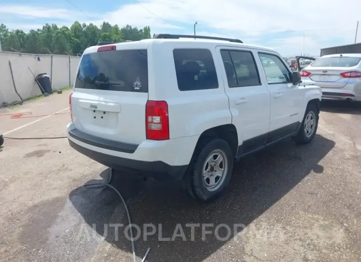 JEEP PATRIOT 2016 vin 1C4NJPBB6GD602284 from auto auction Iaai