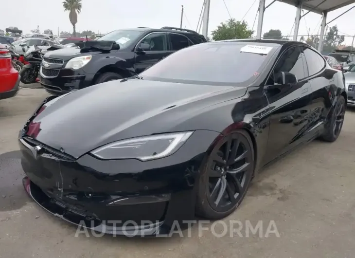 TESLA MODEL S 2022 vin 5YJSA1E55NF491643 from auto auction Iaai