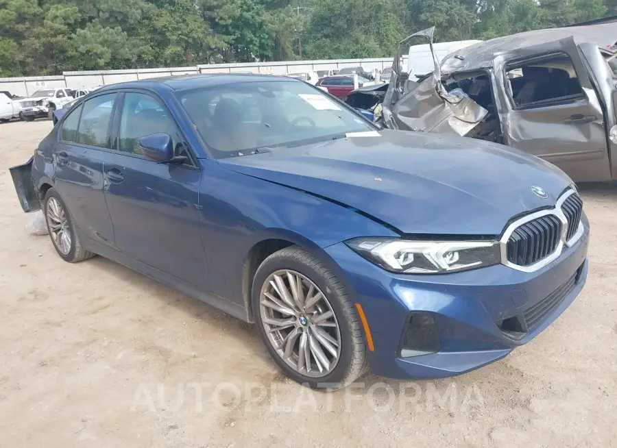 BMW 330I 2023 vin 3MW69FF07P8D64388 from auto auction Iaai