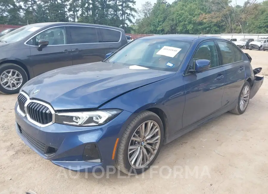 BMW 330I 2023 vin 3MW69FF07P8D64388 from auto auction Iaai