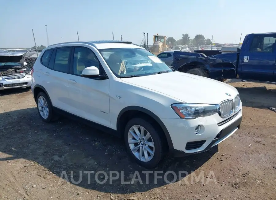 BMW X3 2017 vin 5UXWZ7C38H0V90070 from auto auction Iaai