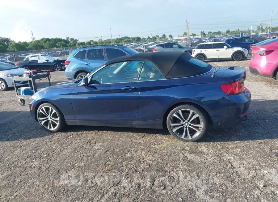 BMW 230I 2017 vin WBA2K9C52HV646781 from auto auction Iaai