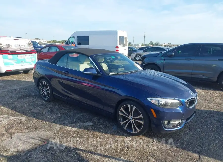 BMW 230I 2017 vin WBA2K9C52HV646781 from auto auction Iaai