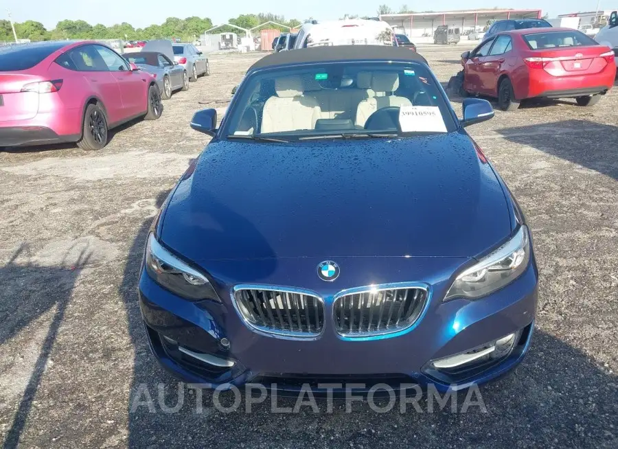 BMW 230I 2017 vin WBA2K9C52HV646781 from auto auction Iaai