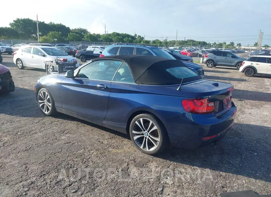 BMW 230I 2017 vin WBA2K9C52HV646781 from auto auction Iaai