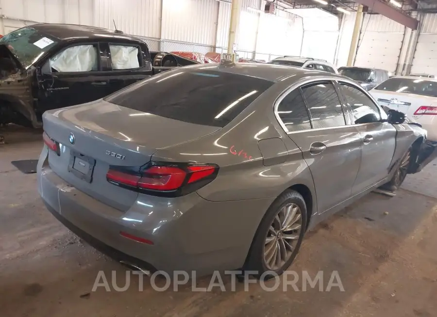 BMW 530I 2021 vin WBA53BH02MWW96910 from auto auction Iaai