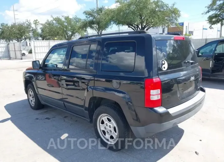 JEEP PATRIOT 2017 vin 1C4NJPBA2HD149340 from auto auction Iaai