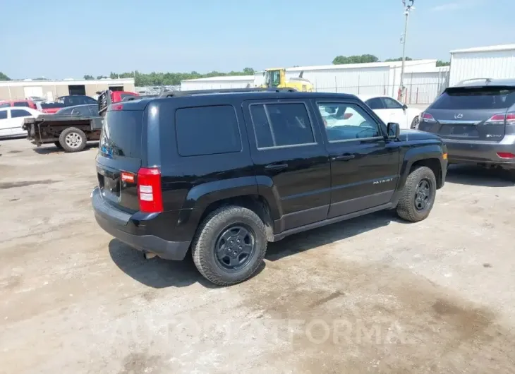 JEEP PATRIOT 2017 vin 1C4NJPBA3HD209853 from auto auction Iaai