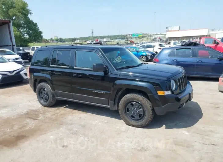 JEEP PATRIOT 2017 vin 1C4NJPBA3HD209853 from auto auction Iaai