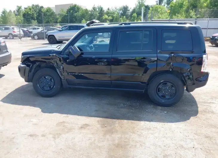 JEEP PATRIOT 2017 vin 1C4NJPBA3HD209853 from auto auction Iaai