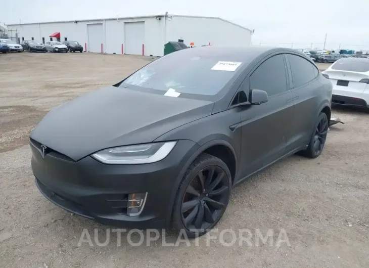 TESLA MODEL X 2020 vin 5YJXCDE21LF249498 from auto auction Iaai