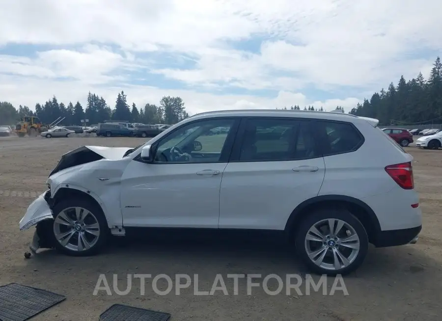 BMW X3 2015 vin 5UXWX9C59F0D47984 from auto auction Iaai