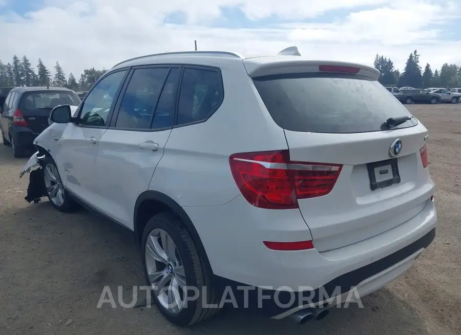 BMW X3 2015 vin 5UXWX9C59F0D47984 from auto auction Iaai