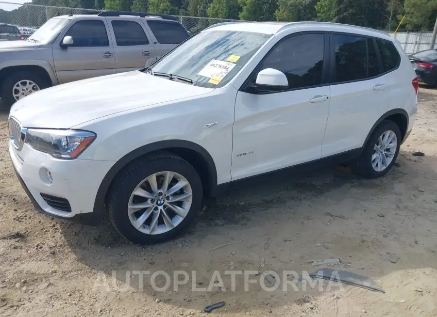 BMW X3 2017 vin 5UXWZ7C5XH0U46005 from auto auction Iaai