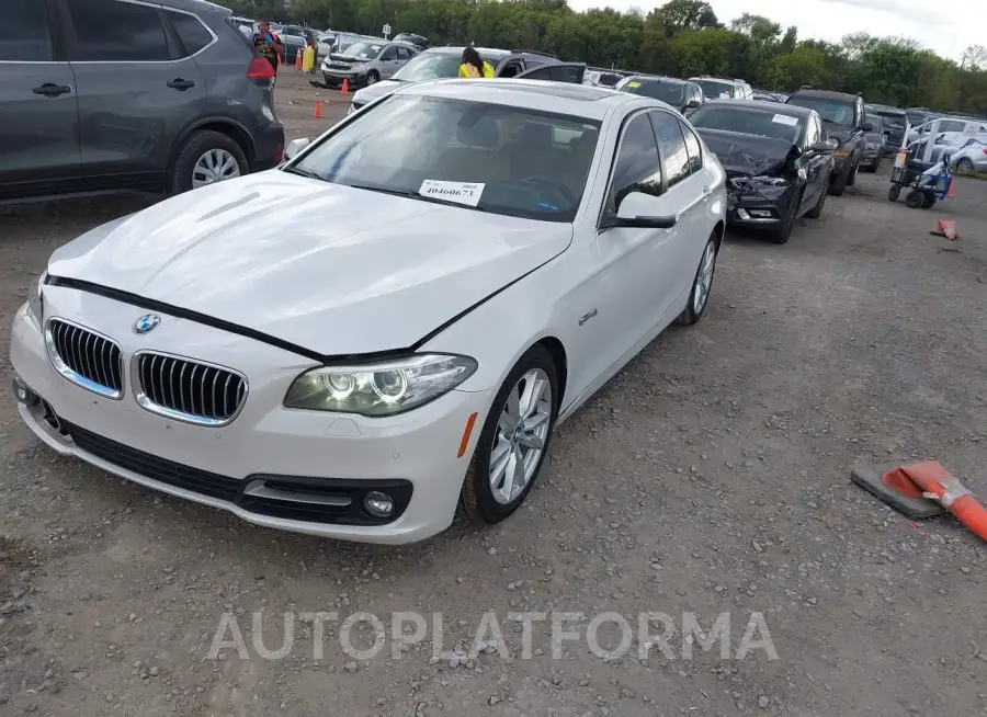 BMW 528I 2015 vin WBA5A7C52FD627980 from auto auction Iaai