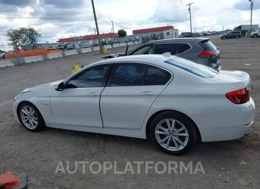 BMW 528I 2015 vin WBA5A7C52FD627980 from auto auction Iaai