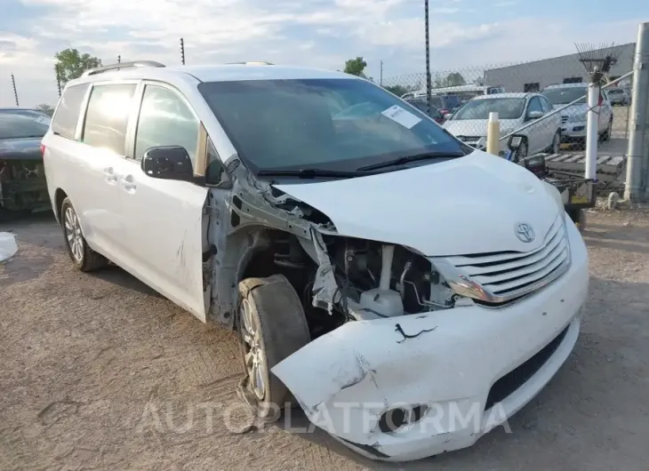 TOYOTA SIENNA 2015 vin 5TDJK3DC7FS099393 from auto auction Iaai