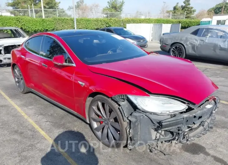 TESLA MODEL S 2015 vin 5YJSA1H43FF082819 from auto auction Iaai