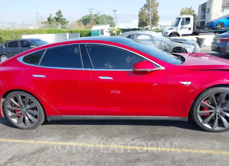 TESLA MODEL S 2015 vin 5YJSA1H43FF082819 from auto auction Iaai