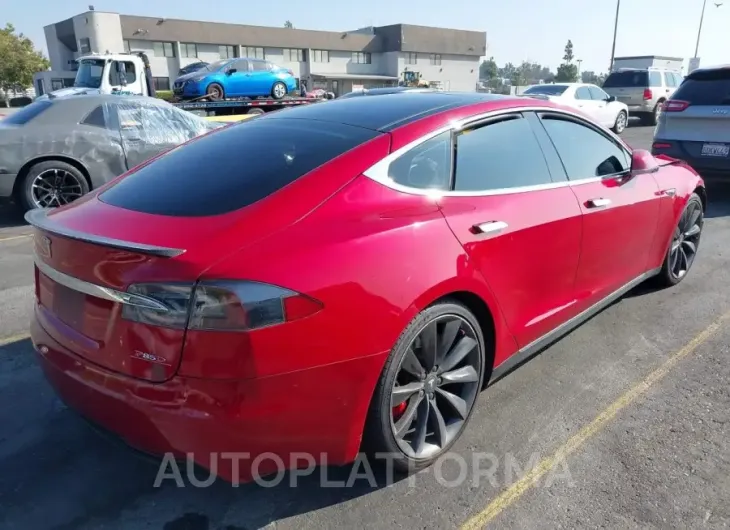 TESLA MODEL S 2015 vin 5YJSA1H43FF082819 from auto auction Iaai