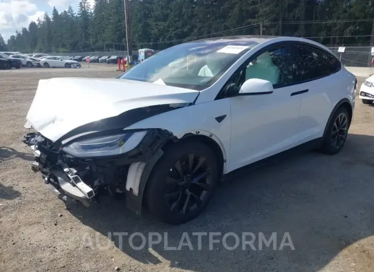 TESLA MODEL X 2023 vin 7SAXCDE5XPF371604 from auto auction Iaai