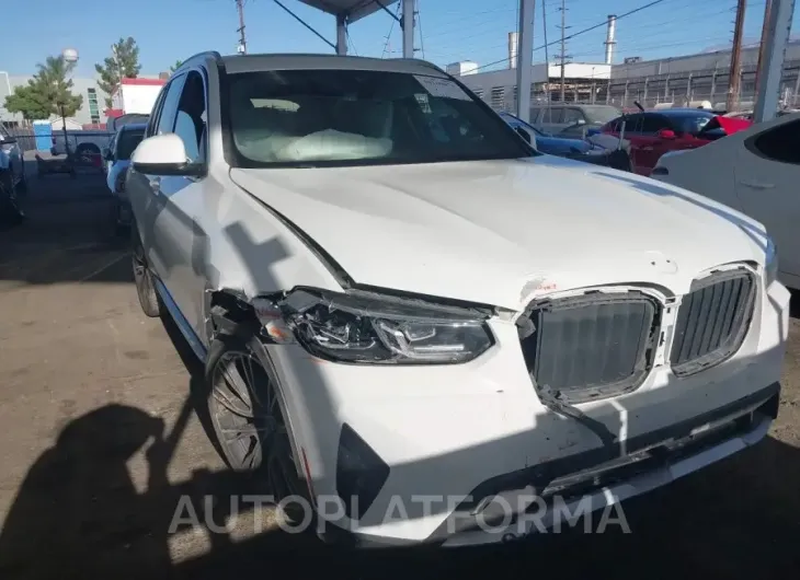 BMW X3 2023 vin 5UX43DP05P9P82323 from auto auction Iaai