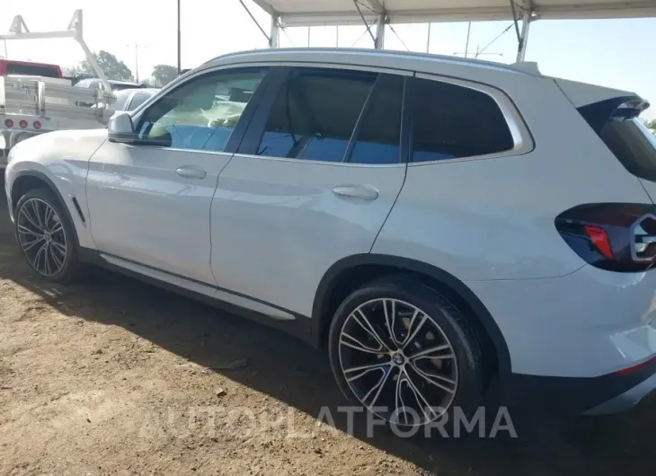 BMW X3 2023 vin 5UX43DP05P9P82323 from auto auction Iaai