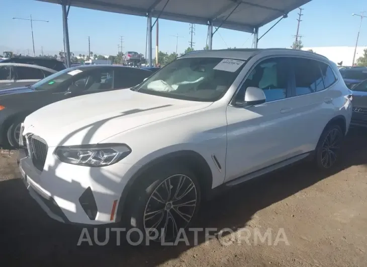 BMW X3 2023 vin 5UX43DP05P9P82323 from auto auction Iaai