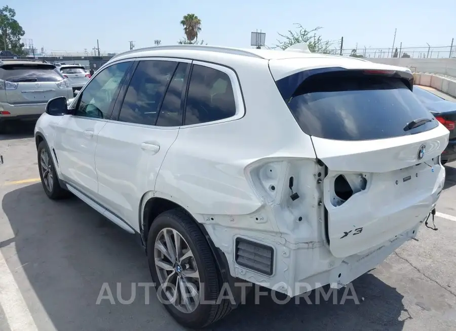 BMW X3 2019 vin 5UXTR9C52KLP88911 from auto auction Iaai