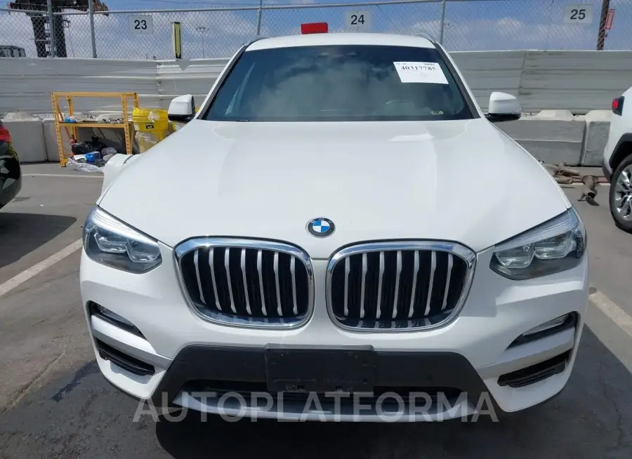 BMW X3 2019 vin 5UXTR9C52KLP88911 from auto auction Iaai