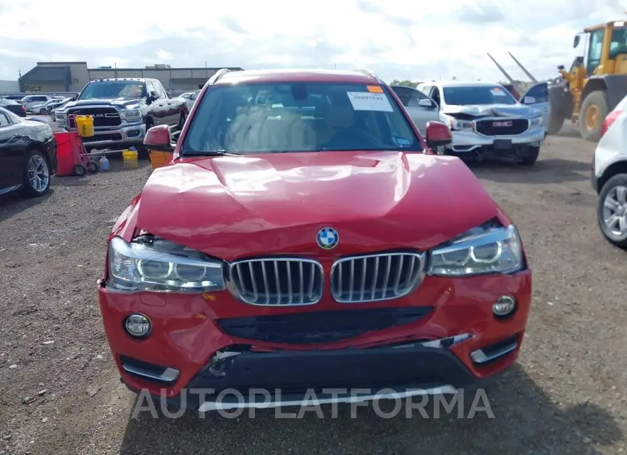 BMW X3 2016 vin 5UXWX9C58G0D70450 from auto auction Iaai