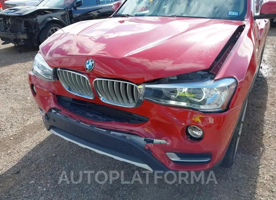 BMW X3 2016 vin 5UXWX9C58G0D70450 from auto auction Iaai