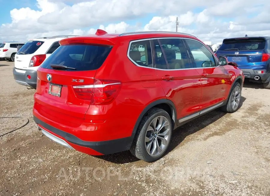 BMW X3 2016 vin 5UXWX9C58G0D70450 from auto auction Iaai