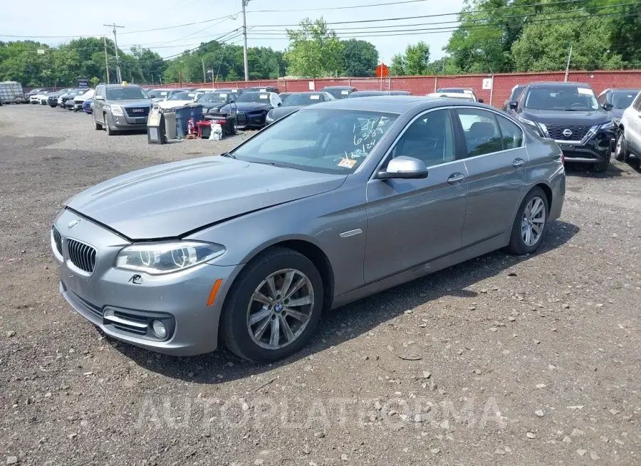 BMW 528I 2015 vin WBA5A7C52FG142740 from auto auction Iaai