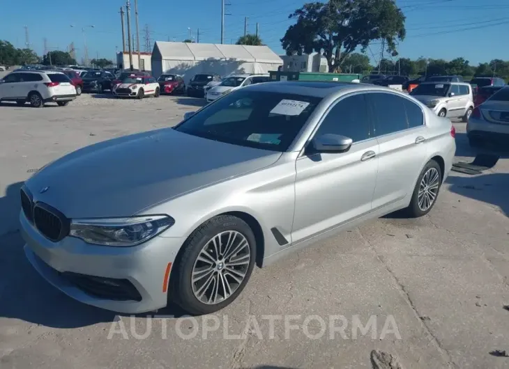 BMW 540I 2018 vin WBAJE5C53JWA96747 from auto auction Iaai