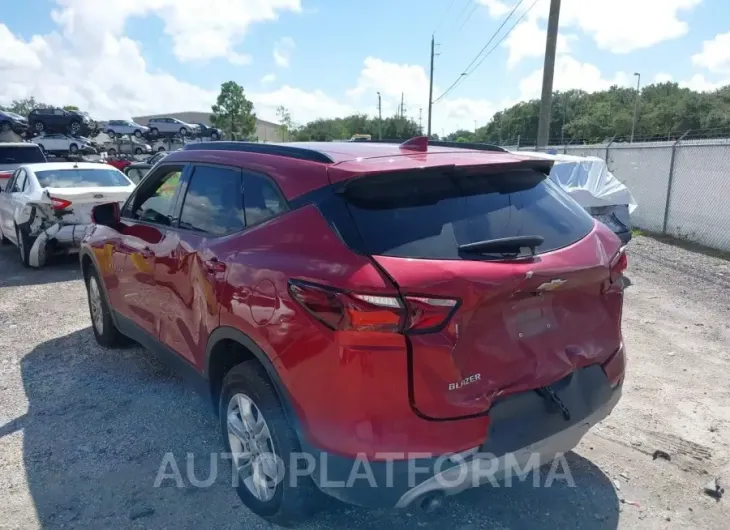 CHEVROLET BLAZER 2020 vin 3GNKBCR40LS650087 from auto auction Iaai