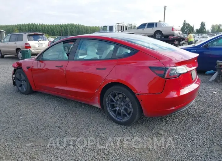 TESLA MODEL 3 2021 vin 5YJ3E1EB7MF055342 from auto auction Iaai