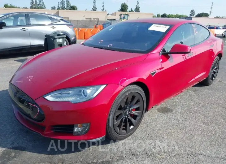 TESLA MODEL S 2015 vin 5YJSA1H23FFP75999 from auto auction Iaai