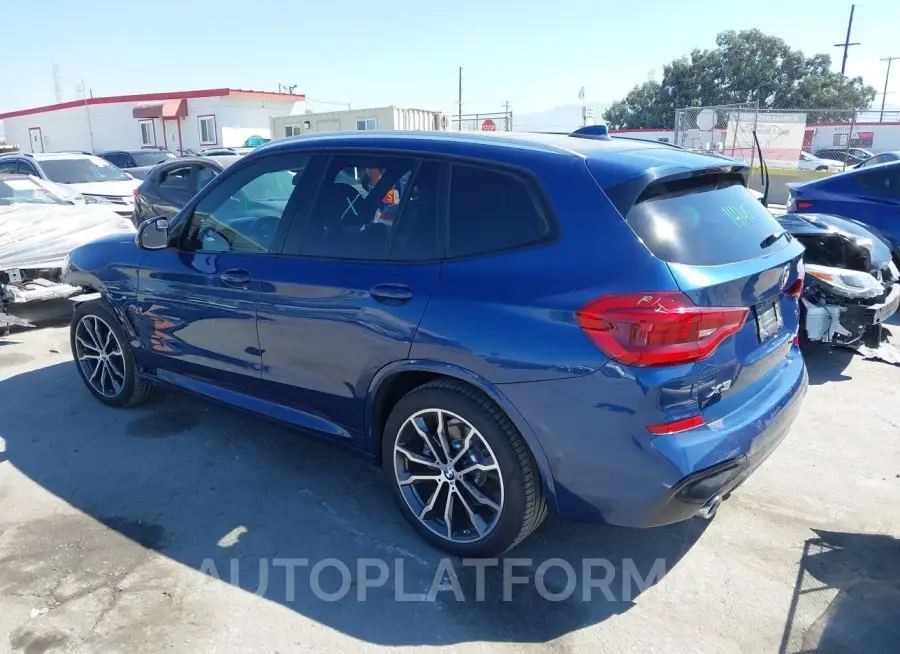 BMW X3 2019 vin 5UXTR9C54KLE14691 from auto auction Iaai