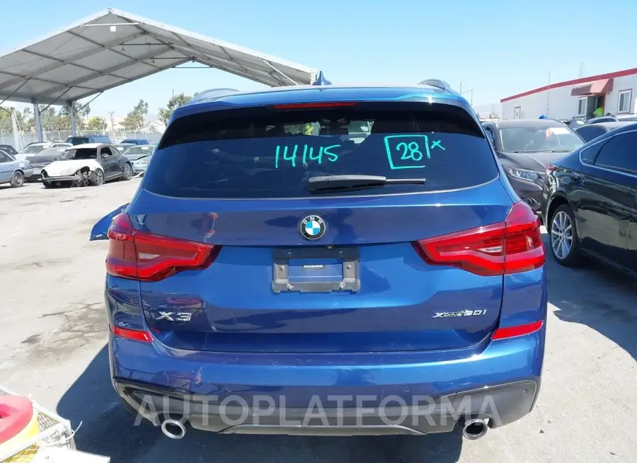 BMW X3 2019 vin 5UXTR9C54KLE14691 from auto auction Iaai