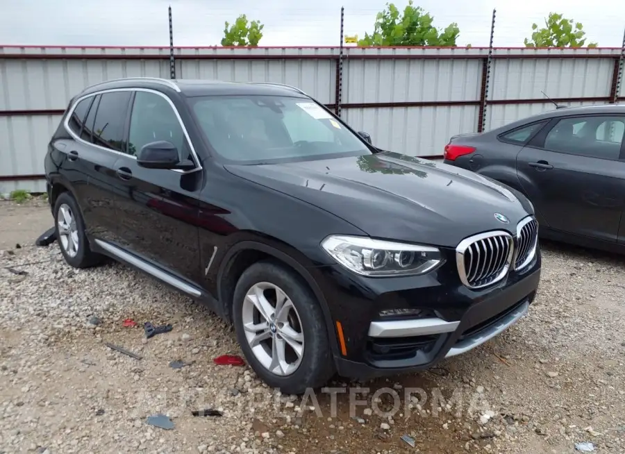 BMW X3 2020 vin 5UXTY3C06LLE55393 from auto auction Iaai