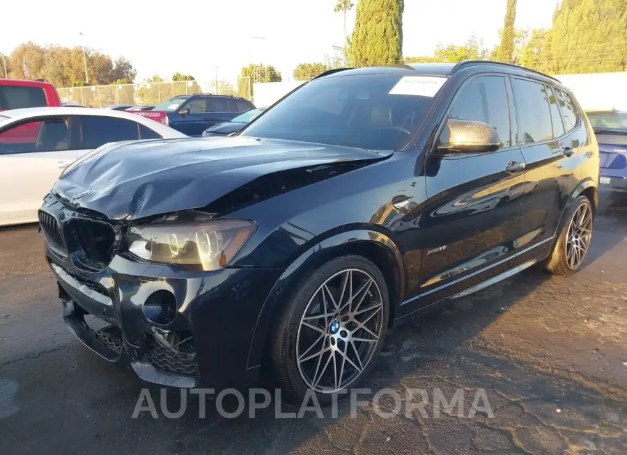 BMW X3 2016 vin 5UXWX7C59G0S16864 from auto auction Iaai