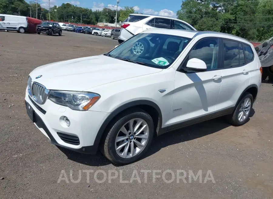 BMW X3 2017 vin 5UXWX9C3XH0T16922 from auto auction Iaai