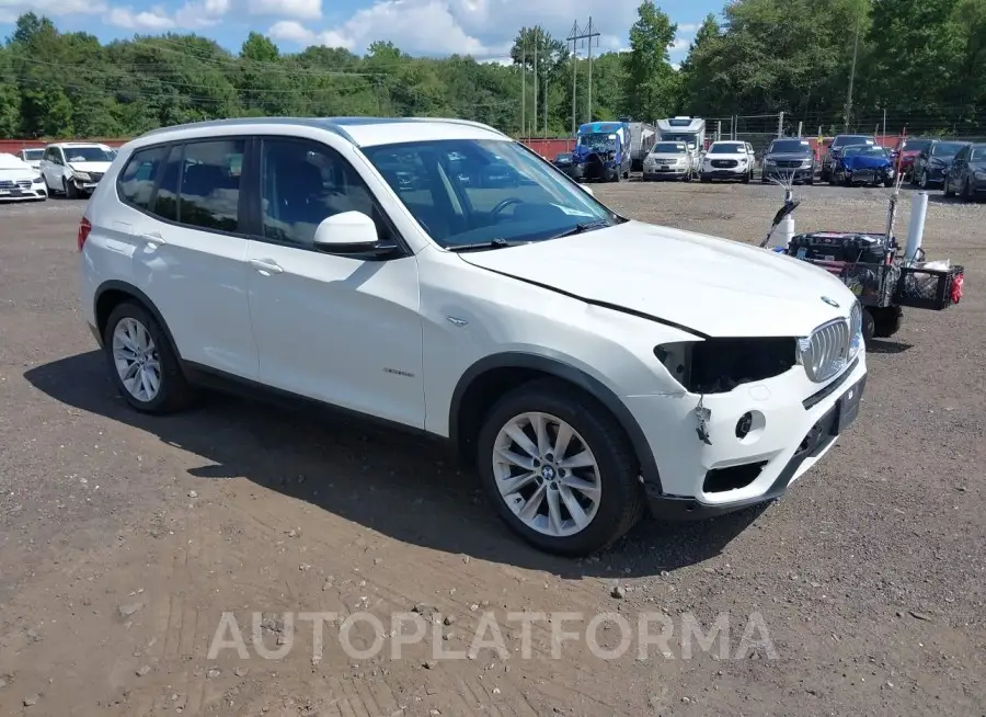 BMW X3 2017 vin 5UXWX9C3XH0T16922 from auto auction Iaai